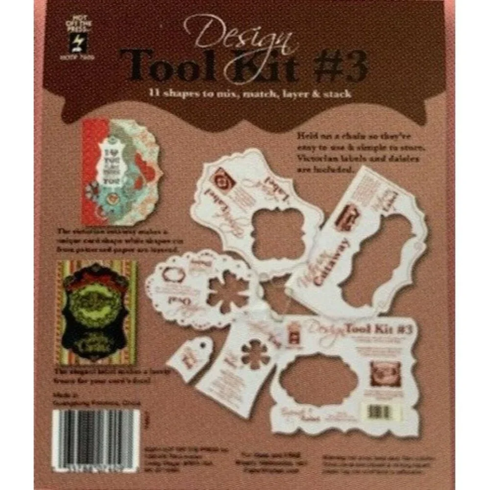 Hot Off The Press Design Tool Kit #3 template Cardmaking Design Scrapbooking